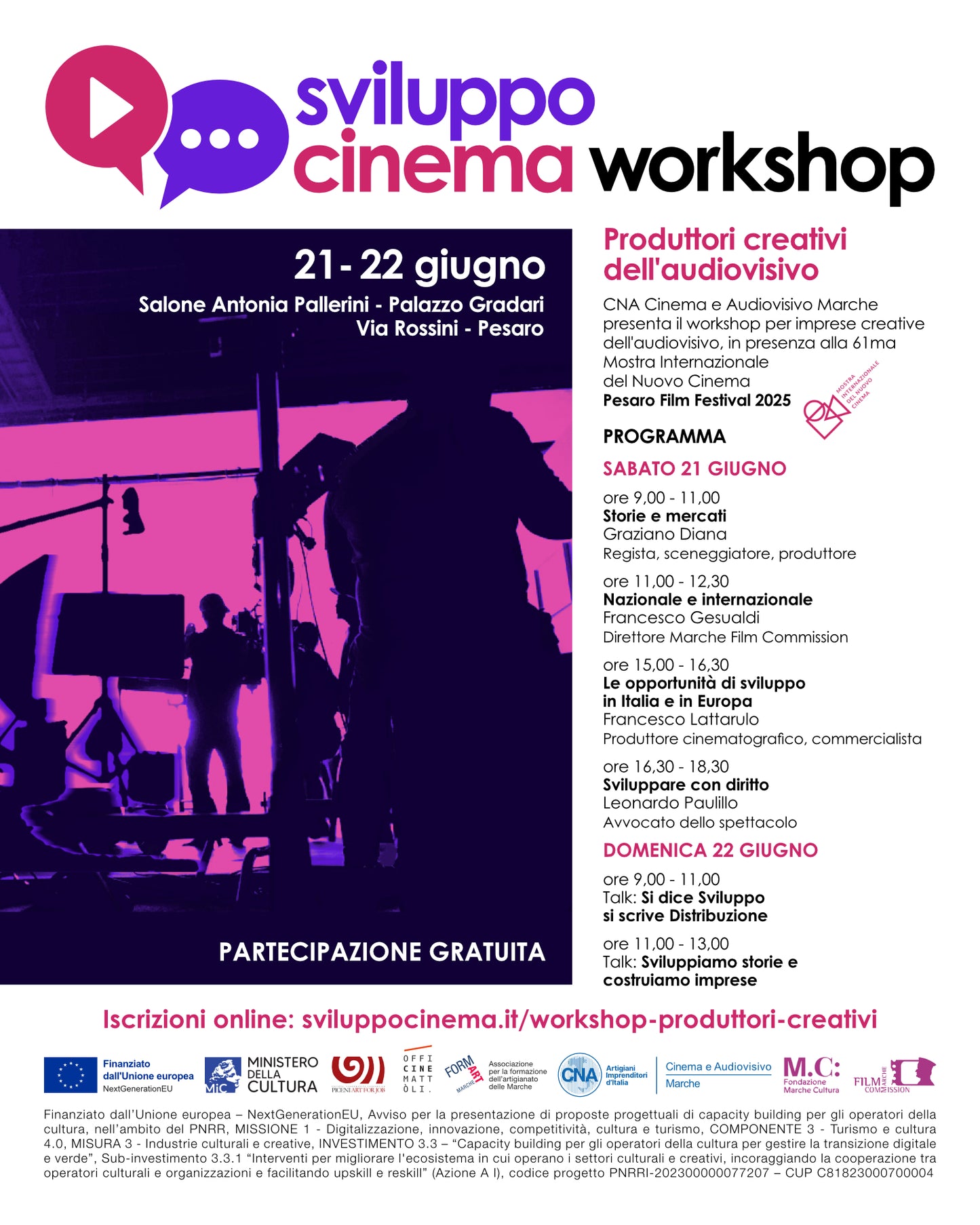 Workshop Produttori Creativi